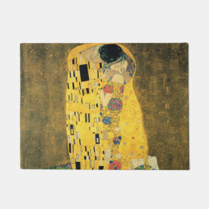 GUSTAV KLIMT - De kus van 1907 Deurmat