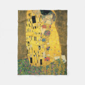 GUSTAV KLIMT - De kus van 1907 Fleece Deken (Voorkant)