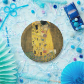 GUSTAV KLIMT - De kus van 1907 Papieren Bordje (Feest)