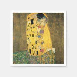 GUSTAV KLIMT - De kus van 1907 Servetten
