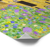 Gustav Klimt de kus verticale zoom Poster (Hoek)