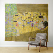 Gustav Klimt - De Kus Wandkleed (In Situ (horizontaal))