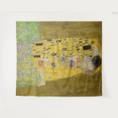 Gustav Klimt - De Kus Wandkleed (Voorkant (horizontaal))