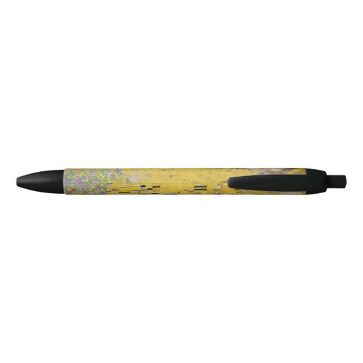 Gustav Klimt - De Kus Zwarte Inkt Pen (Achterkant)