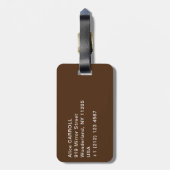 Gustav Klimt - De Maagd Bagagelabel (Achterkant verticaal)