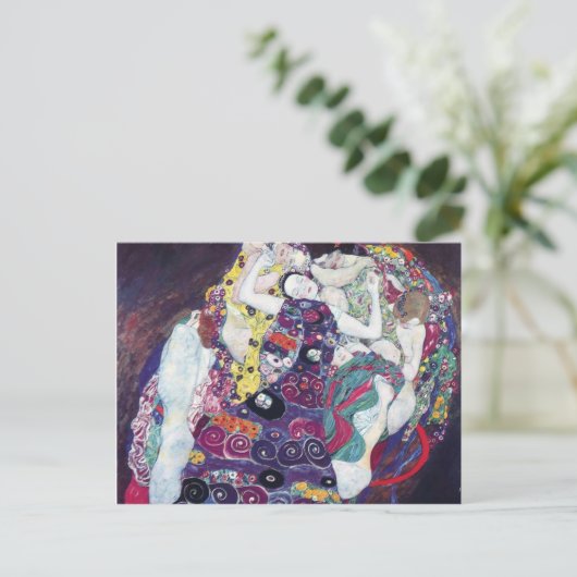 Gustav Klimt - De maagd Briefkaart (Staand voorkant)