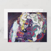 Gustav Klimt - De maagd Briefkaart (Voorkant / Achterkant)