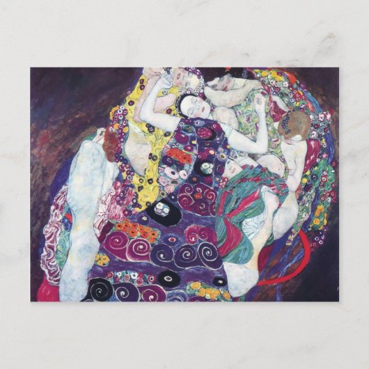 Gustav Klimt - De maagd Briefkaart (Voorkant)