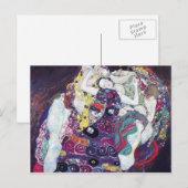 Gustav Klimt - De maagd Briefkaart (Voorkant / Achterkant)