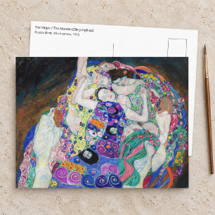 Gustav Klimt - De Maagd Briefkaart