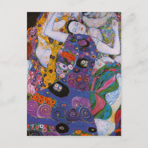 Gustav Klimt - De Maagd Briefkaart