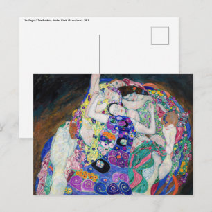 Gustav Klimt - De Maagd Briefkaart