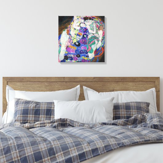 Gustav Klimt - De Maagd Canvas Afdruk (Insitu (Slaapkamer))