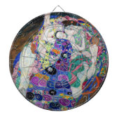 Gustav Klimt - De Maagd Dartbord (Voorkant)