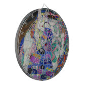 Gustav Klimt - De Maagd Dartbord (Voorkant Links)