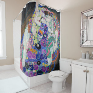 Gustav Klimt - De Maagd Douchegordijn
