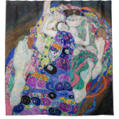 Gustav Klimt - De Maagd Douchegordijn (Voorkant)