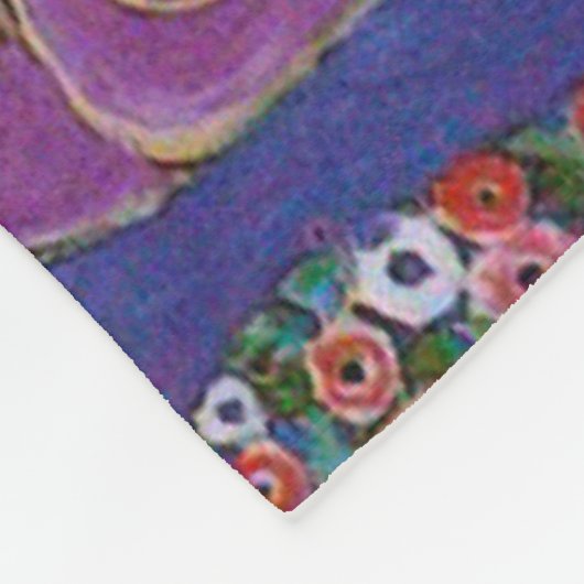 Gustav Klimt - De Maagd Fleece Deken (Hoek)