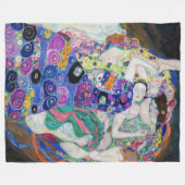 Gustav Klimt - De Maagd Fleece Deken (Voorkant (Horizontaal))