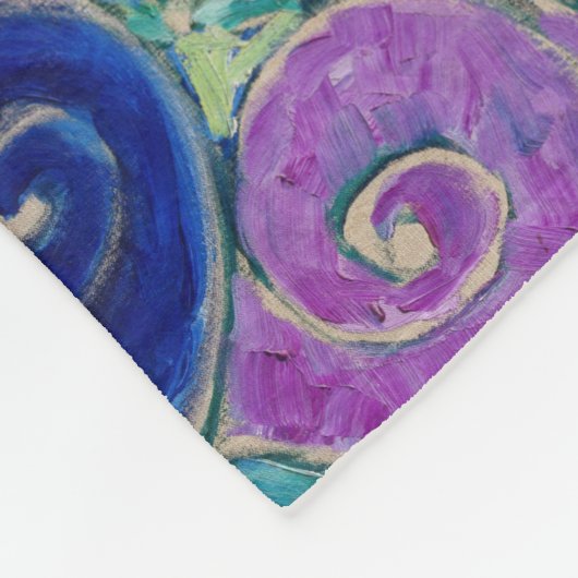 Gustav Klimt - De Maagd Fleece Deken (Hoek)