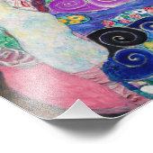 Gustav Klimt - De Maagd Foto Afdruk (Hoek)