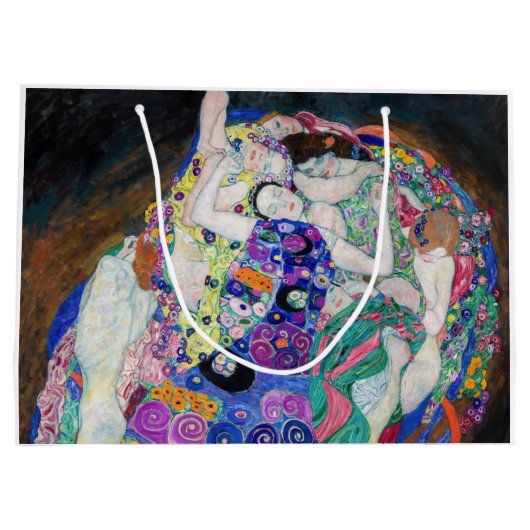 Gustav Klimt - De Maagd Groot Cadeauzakje (Achterkant)