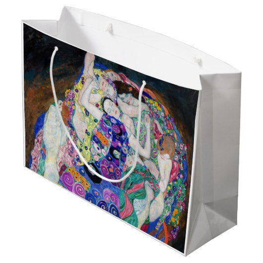 Gustav Klimt - De Maagd Groot Cadeauzakje (Achterkant Gekanteld)