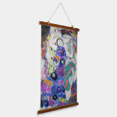 Gustav Klimt - De Maagd Hangend Wandkleed (Gebogen)