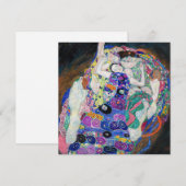 Gustav Klimt - De Maagd Kaart (Voorkant / Achterkant)