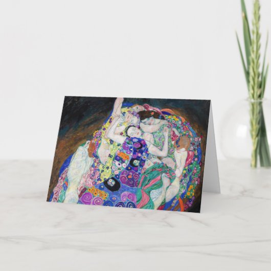 Gustav Klimt - De Maagd Kaart (Voorkant)