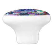 Gustav Klimt - De Maagd Keramische Knop (Zijkant)