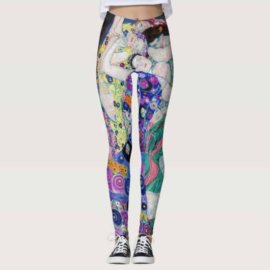 Gustav Klimt - De Maagd Leggings (Voorkant)