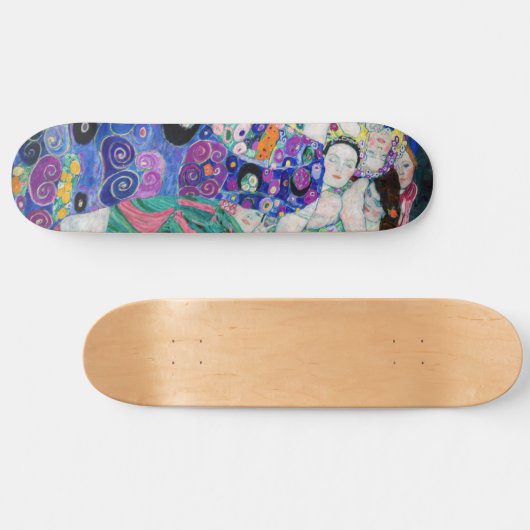 Gustav Klimt - De Maagd Persoonlijk Skateboard (Horizontaal)