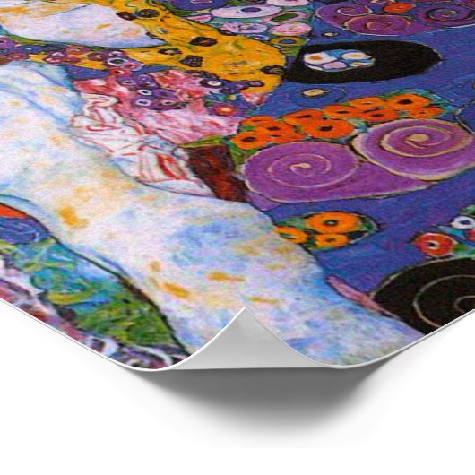 Gustav Klimt - De Maagd Poster (Hoek)