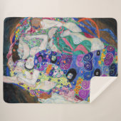 Gustav Klimt - De Maagd Sherpa Deken (Voorkant (horizontaal))
