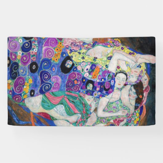 Gustav Klimt - De Maagd Spandoek (Horizontaal)