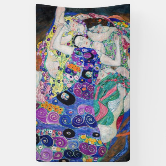 Gustav Klimt - De Maagd Spandoek (Verticaal)