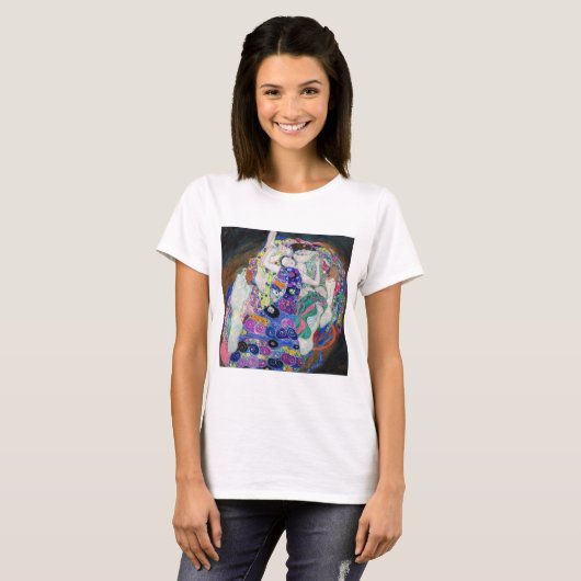 Gustav Klimt - De Maagd T-shirt (Voorkant volledig)