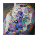 Gustav Klimt - De Maagd Tegeltje<br><div class="desc">The Virgin / The Maiden - Gustav Klimt, Oil on Canvas, 1913</div>