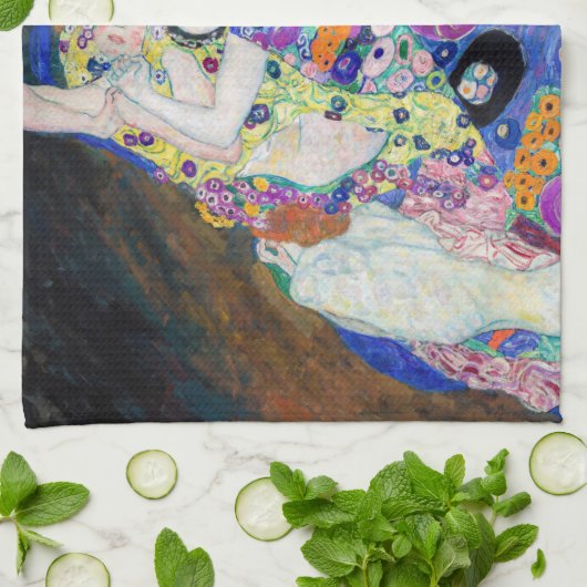 Gustav Klimt - De Maagd Theedoek (Gevouwen)