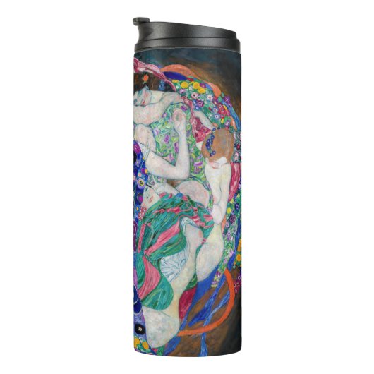 Gustav Klimt - De Maagd Thermosbeker (Geroteerd rechts)