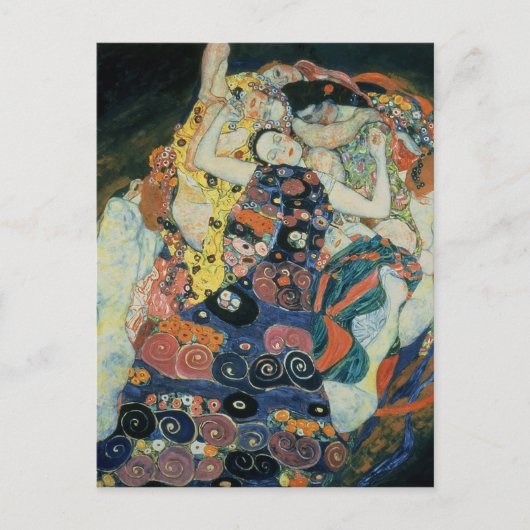 Gustav Klimt : "de Maiden" Briefkaart (Voorkant)