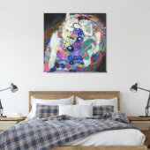 Gustav Klimt de Maiden Canvas Afdruk (Insitu (Slaapkamer))