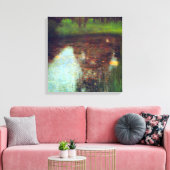 Gustav Klimt - De Marsh Canvas Afdruk (Insitu (Woonkamer))