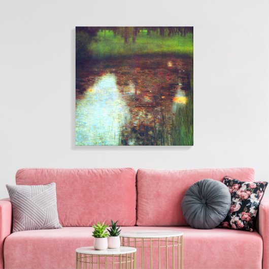 Gustav Klimt - De Marsh Canvas Afdruk (Insitu (Woonkamer))