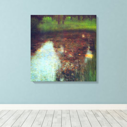 Gustav Klimt - De Marsh Canvas Afdruk (Insitu (Houten vloer))