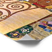 Gustav Klimt - De Omarming - Kunstschilderij Poster (Hoek)