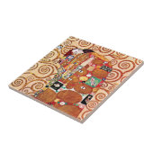 Gustav Klimt - De Omarming - Schilderkunst Tegeltje (Zijkant)