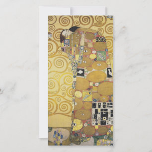 Gustav Klimt - De omhelzing Feestdagenkaart