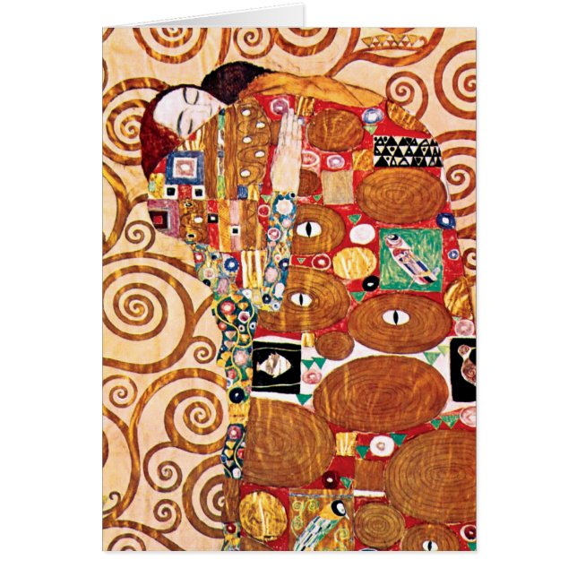 Gustav Klimt - De omhelzing - Schilderkunst (Voorkant)